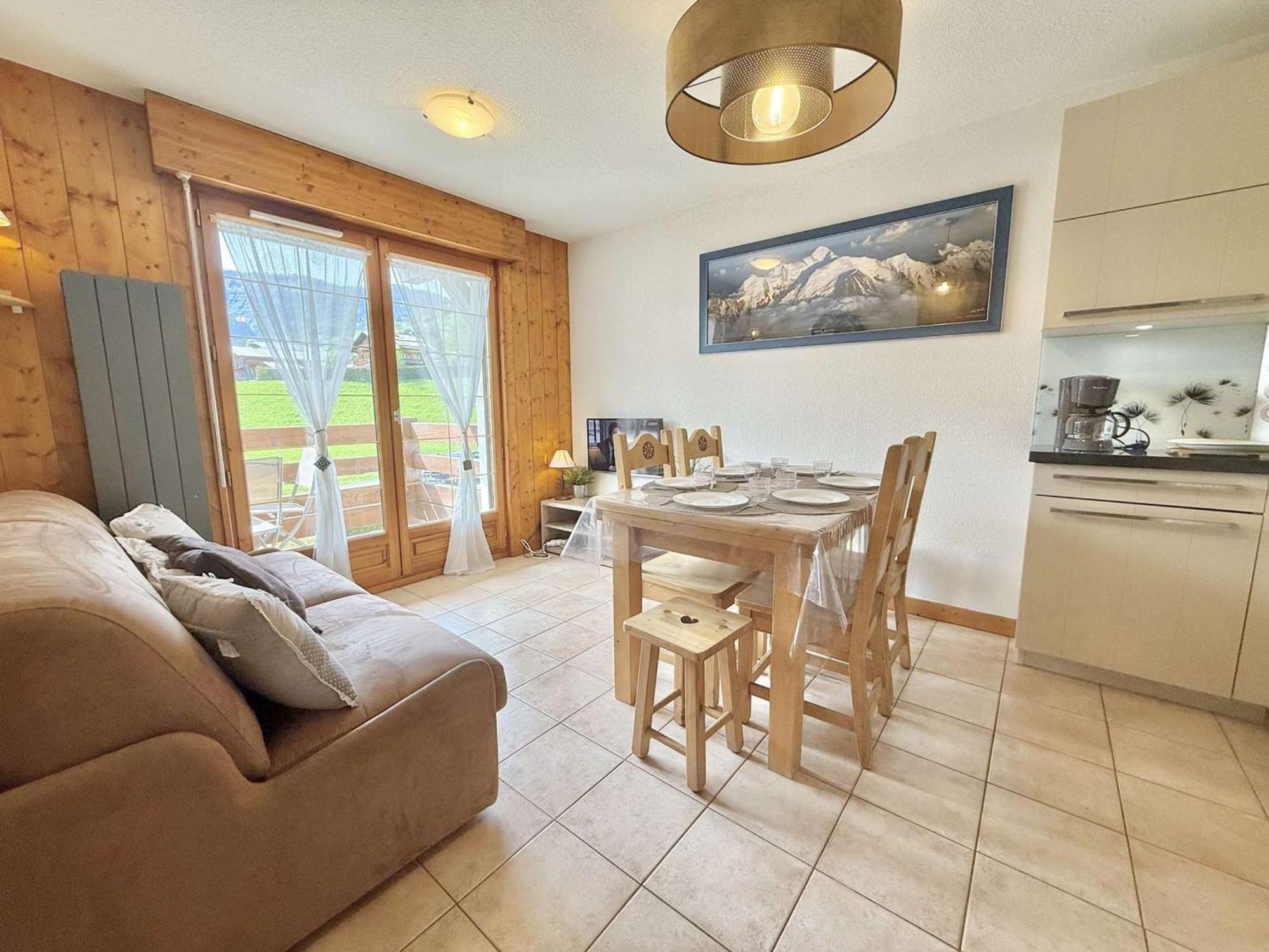 Appartement 2 Pieces Cabine A Praz-Sur-Arly - 6 Personnes Avec Parking - Fr-1-603-10 Bagian luar foto